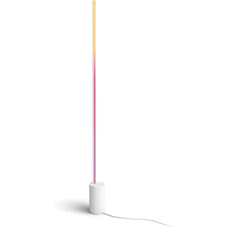 Philips Hue White & Color Ambiance Gradient Signe LED Stehleuchte(2.550lm), dimmbare Stehlampe für das Hue Lichtsystem mit 16Mio. Farben & Farbverläufen, smarte Lichtsteuerung über Sprache & App, weiß