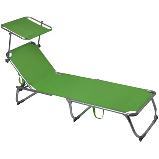 Garden Pleasure Kiso Sonnenliege 197 x 61 x 34 cm Grün