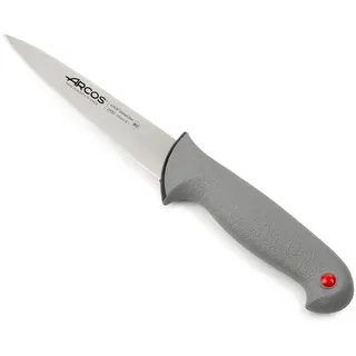 Arcos Fischmesser aus Edelstahl NITRUM 18 cm - Ideal für Fisch/Sole, Griff aus Polypropylen mit Elastomerbeschichtung - Schwarz, Serie Pruebas