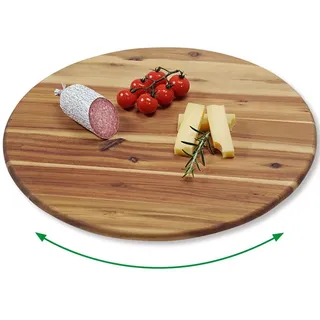 KESPER Dreh- und Servierplatte Akazie - Braun