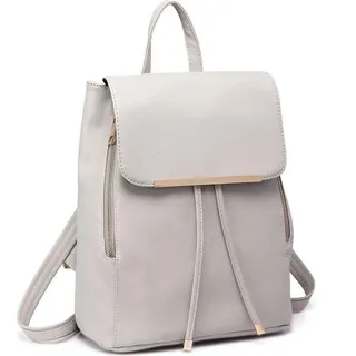 Miss Lulu Damen Rucksack Klein Wasserdicht Kunstleder Cityrucksack Backpack