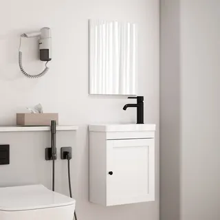 WELLTIME Antwerpen Badezimmer-Set Weiß