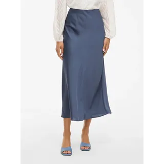 Vila Maxirock »VIELLETTE HW LONG SKIRT - NOOS«, blau