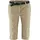 Kurze Damen Wanderhose Beige 36