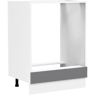 VCM Herdumbauschrank Ofenschrank 60 x 46 x 82 cm Schwarz