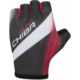 Chiba Unisex Solar II Handschuhe, Black/Red, S