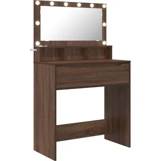 vidaXL Schlafzimmer-Frisiertische mit Schubladen Braun Eichen-Optik - Braun