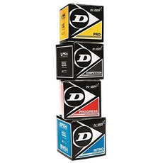 Sportsends Dunlop Squash Balls - Alle Arten mit Variety Pack (4er Pack) (Mixed)