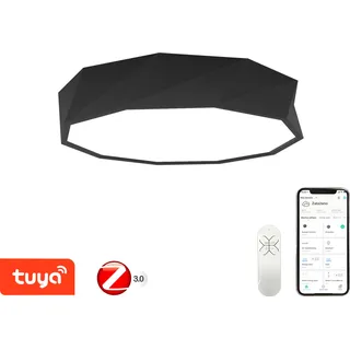 Immax NEO DIAMANTE Smart Deckenleuchte 60cm 43W Schwarz Zigbee 3.0
