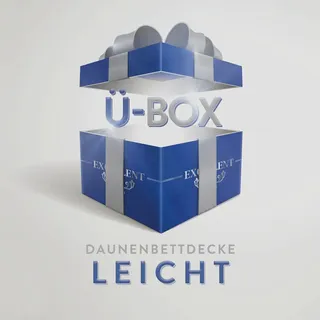 Excellent "Überraschungsbox", leicht Füllung: 90Daunen10Federn Bezug: Baumwolle. 1 Stk. tlg. absoluter Sonderpreis, wegen Lagerräumung, Solange der Vorrat reicht,