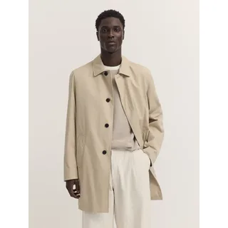 Kurzmantel BUGATTI "Regular Fit", Herren, Gr. 48, 40, beige, 67% Baumwolle, 29% Polyester, 4% Elasthan, unifarben, regular fit, Mäntel Kurzmantel, wasserabweisend und PFC-frei