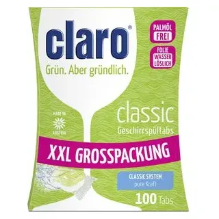 Claro Öko Geschirrspül-Tabs 100 Stk