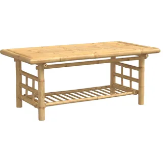 vidaXL Couchtisch 110x55x45 cm Bambus - Braun