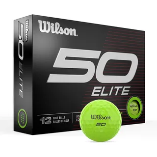 Wilson Unisex-Erwachsene Fifty Elite Golfbälle, Grün