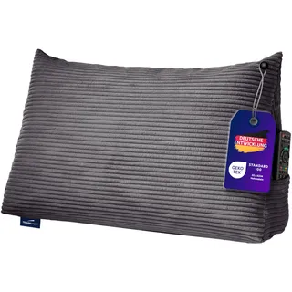 Traumnacht Cozy Rückenkissen 70 x 40 cm Dunkelgrau