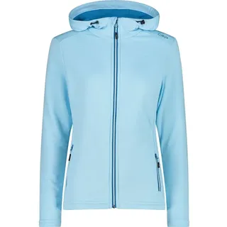 CMP WOMAN JACKET FIX HOOD Silber/Türkis XS