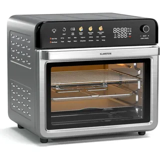 Klarstein AirGlaze Digital Colour Heißluftfritteuse 34 L 2200 W Edelstahl