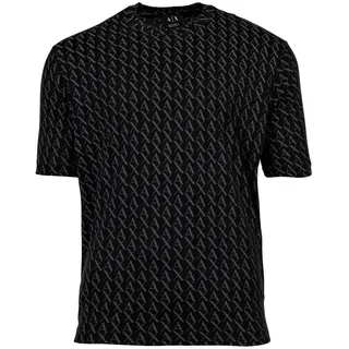 Giorgio Armani T-Shirt ARMANI EXCHANGE "T-Shirt T-SHIRT 1er Pack", Herren, Gr. M, schwarz, Obermaterial: 100% Baumwolle CO., Shirts T-Shirt