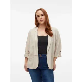 Vero Moda Curve Kurzblazer »VMCJESMILO 3/4 BLAZER WVN GA NOOS CUR«, beige