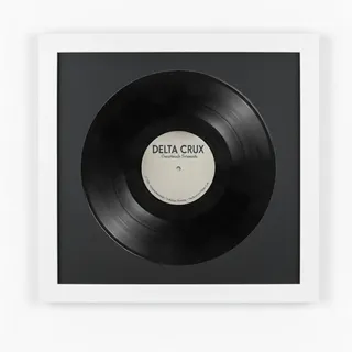 K-Möbel Schallplatten Bilderrahmen 40/40 2er Set , Weiß , Holz , Rechteckig , 40x40 cm , Bilder & Rahmen, Bilderrahmen, Holzrahmen