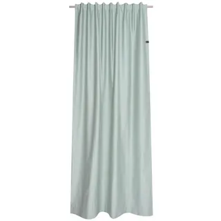 Schöner Wohnen Fertigvorhang , Salbeigrün , Textil , Uni , 130x250 cm , für Stange und Schiene geeignet , Heimtextilien, Vorhänge, Fertigvorhänge