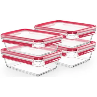 Emsa Frischhaltedose rechteckig rot 16,6 x 7,9 x 22,7 cm 1,3 l