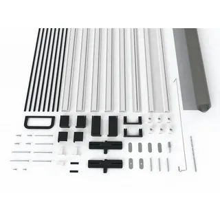 Hecht Insektenschutz-Tür Alu-Türbausatz 120 x 240 cm Weiß