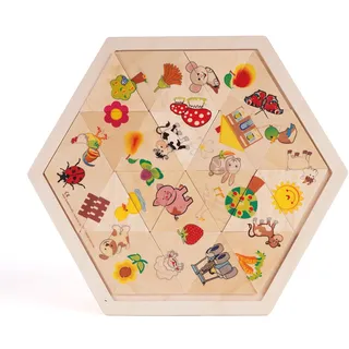 hess since 1990 Mosaik Holzpuzzle Bauernhof