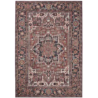 benuta Vintage-Teppich George waschbar 60x120 cm , Multicolor , Kunststoff , Vintage , Rechteckig , 60x120 cm , Oeko-Tex® Standard 100 , in verschiedenen Größen erhältlich, rutschfeste Unterfläche, waschbar , Teppiche und Böden, Teppiche, Vintageteppiche