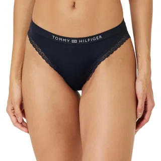 Tommy Hilfiger Bikini Bikini Hose Damen, Blau (Desert Sky), S