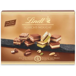 Lindt SCHICHT-NOUGAT Pralinen 125,0 g