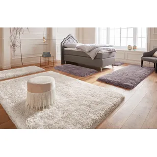 Guido Maria Kretschmer Home & Living Micro exclusiv Teppich, sehr hoher Flor, weich Mikrofaser«, rechteckig, 78 mm 1 St. beige natur B:80cm H:78mm L:250cm, Kunstfaser, Teppiche, weich, Microfaser, unifarben, Schlafzimmer, Wohnzimmer, Esszimmer