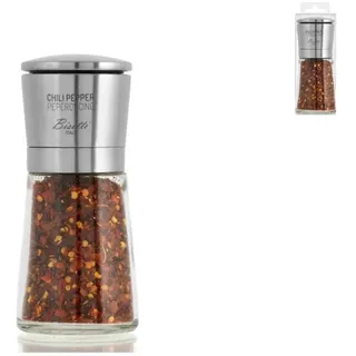 Macinapeperoncino Speziali Mit Aluminiumverschluss Bisetti Transparent/Grau