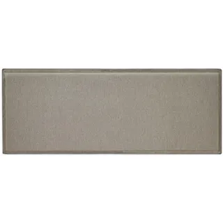 WIN REST Oasis Bettkopfteil, gepolstert, Leinen, schmutzabweisender Stoff, Naturfasern, frisches Gefühl, modern und elegant, Leinenfarbe Erdfarben, Kopfteil 190 x 60 cm (Bett 180 cm)