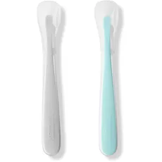 Bild von 2 Pack Easy Feed Spoons Grey and Soft Teal