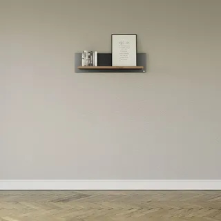 Set One by Musterring Wandregal York 100 x 27 x 20 cm Grau