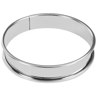 De Buyer - Runder Tortenring aus Edelstahl - Durchmesser 10 cm, Höhe 2 cm - 3091.10N, Silber