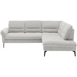 Beldomo System Ecksofa , Creme , Textil , Ottomane rechts, L-Form , 256x206 cm , Stoffauswahl, seitenverkehrt erhältlich, Bettfunktion erhältlich, Hocker erhältlich, Rücken echt, individuell planbar , Wohnzimmer, Sofas & Couches, Wohnlandschaften, Ecksofas