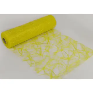 Sizoweb Tischläufer in unterschiedlichen Farben, 30 cm breit, 5 oder 20 m lang 5,0 m gelb 8051
