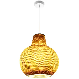 Paco Home TOPU 1-flg. Ø 38 cm rund braun