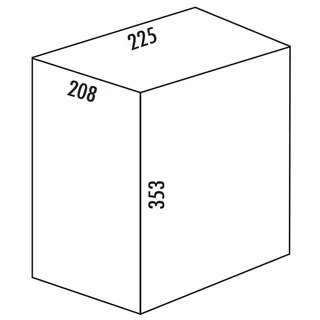 Naber Ersatzeimer, alu grau (15 Liter). Ersatzeimer. - Mülleimer - Grau