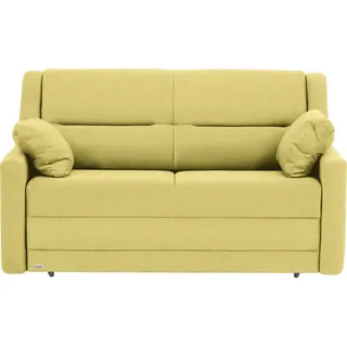 Sedda Schlafsofa , Hellgrün , Textil , Uni , 152x88x91 cm , Austria Gütezeichen, AZO-frei , Lederauswahl, Stoffauswahl, Schlafen auf Sitzhöhe, Hocker erhältlich, Rückenfutter , Wohnzimmer, Sofas & Couches, Schlafsofas, Sonstige Schlafsofas