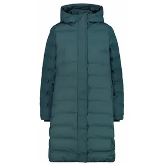 CMP Woman Coat FIX Hood Trek Green 38