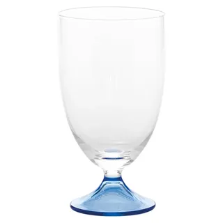 Zafferano 4er-Set Wassergläser aus der Maestro-Kollektion, Limettengrün, Bluino, venezianisches Design, mundgeblasen, ohne Stiel, für den Tisch - Grün, Blau