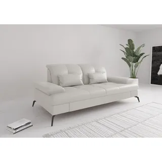 sit&more Couch 3-Sitzer weiß
