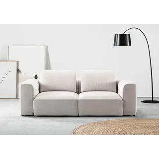 Home affaire 2-Sitzer »Cushid« Modulsofa, bestehend aus 2 Teilen, Breite 218 cm, weiß