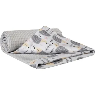 Medi Partners Babydecke Baby Decke Neugeborenen - Kuscheldecke Geschenk Babydecken 75x100cm für Kleinkinder Mädchen Krabbeldecke Kinderbett Kinderwagen 100% Baumwolle