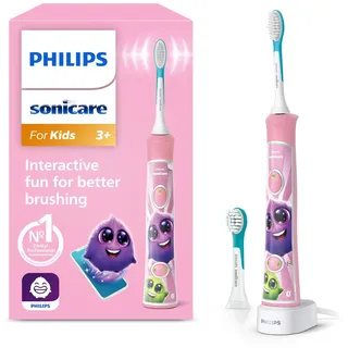 Philips Sonicare For Kids HX6352/42 rosa + 2. Handstück + Aufsteckbürsten 2 St.