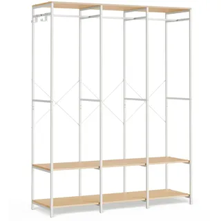 Songmics Garderobenständer RGR005W67 40 x 141 x 180 cm Naturbeige