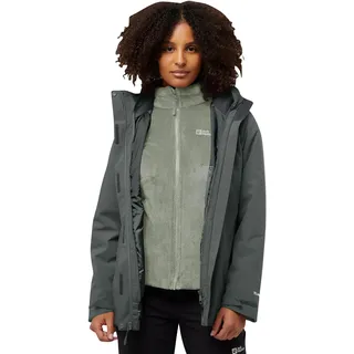 Jack Wolfskin Rotwand 3in1 Jacke Damen Slate Green S